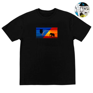 Camiseta Animal Co x Los Angeles Team Negra